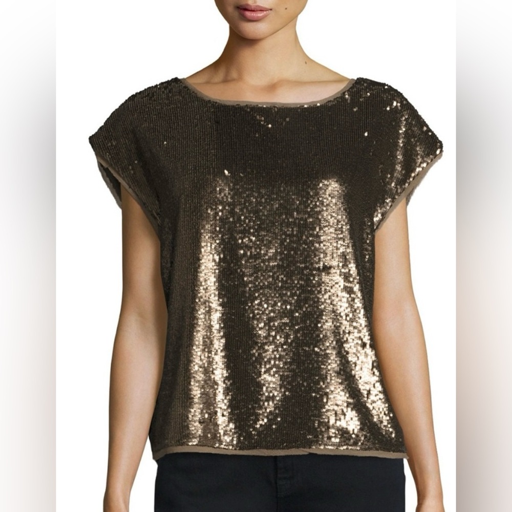 Joie Mariana Sequin Blouse